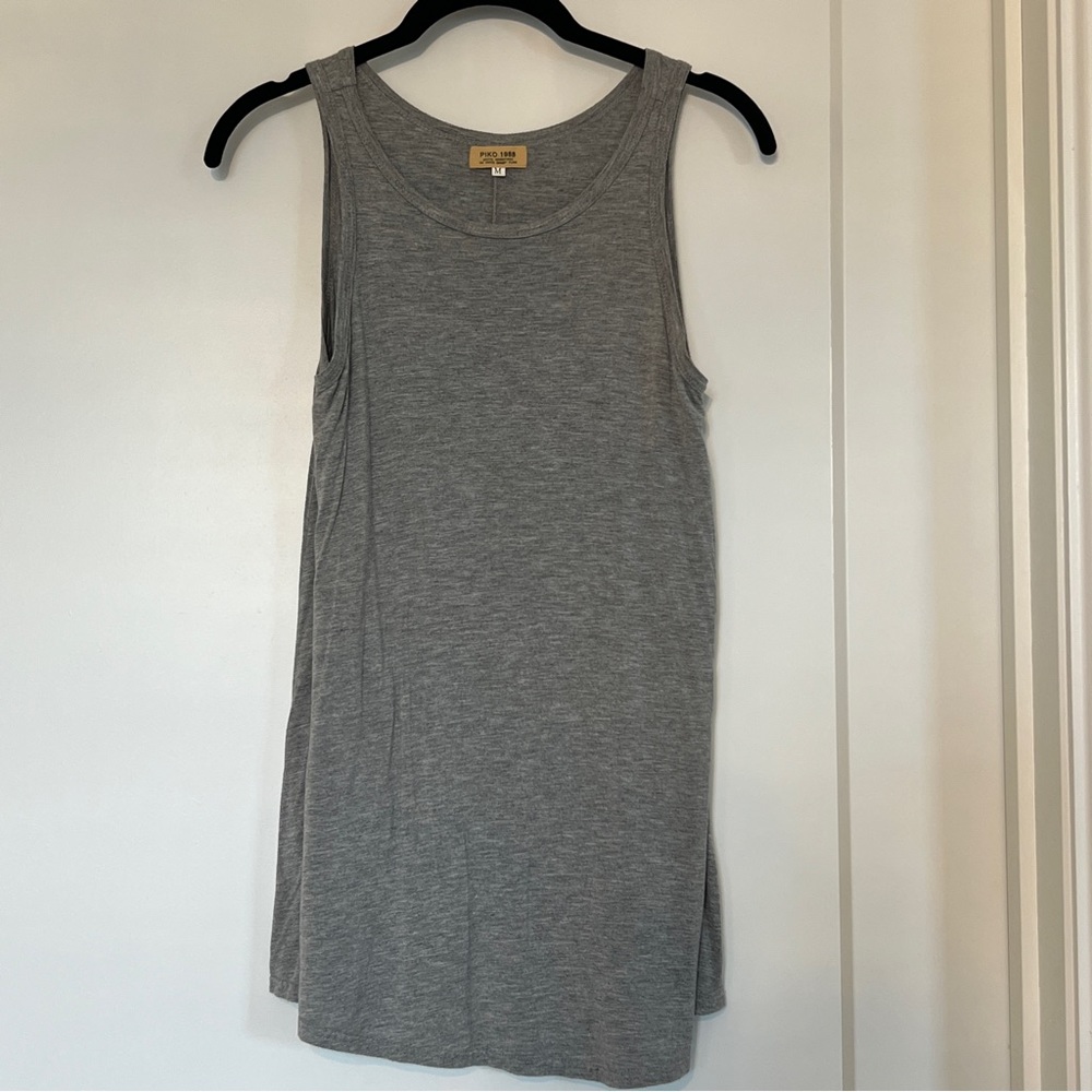 Piko 1988 high neck tank- gray